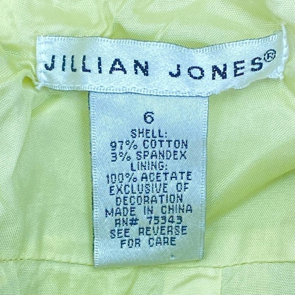 JILLIAN Jones Green Floral Strapless Mini Dress - Picture 10 of 12